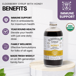 Product Image: Organic Elderberry Syrup with Honey